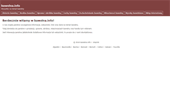 Desktop Screenshot of bawelna.info